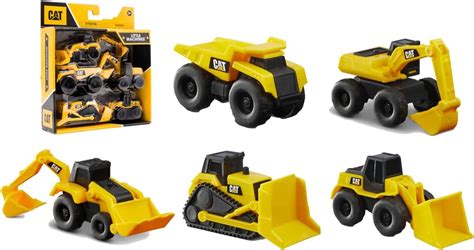 CAT Construction Toys, Little Machines 5pk Truck Toy Set, 